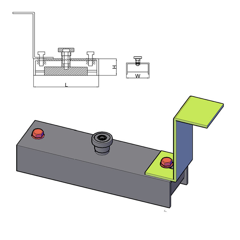 Uzavírací magnet s adaptérem